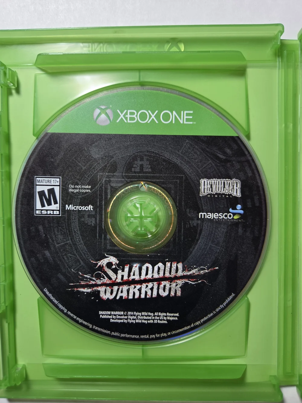 Majesco Entertainment Shadow Warrior Microsoft Xbox One Game M Mature 2014